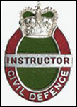 Civil Defence Instructors badge