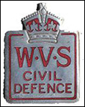 Civil Defence WVS badge