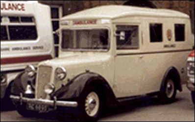 The veteran ambulance used to raise funds for purchasing specialist equipment