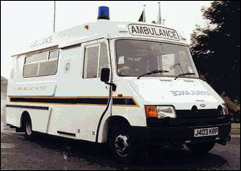 Ford ambulance of 1991