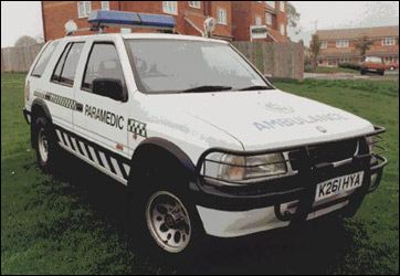 Rapid Response paramedic's vehicle