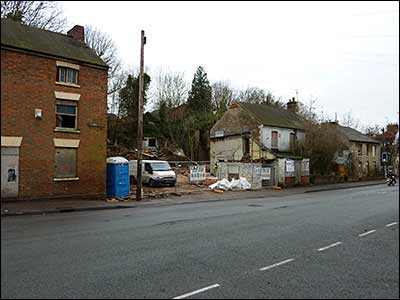 The properties being demolished