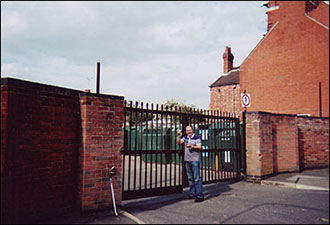 Mick Jones locks the gates