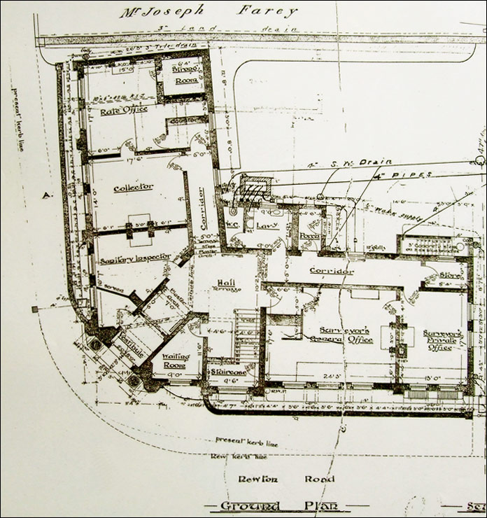 The plan drawn by Mr William Madin