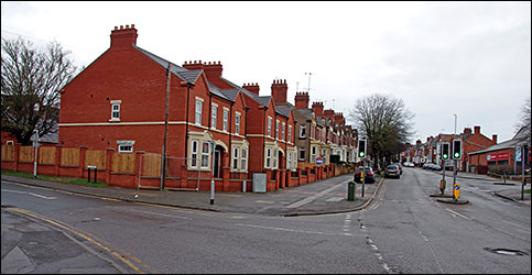 4 houses on Higham Road corner