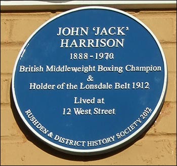 Plaque for Jack Harrison