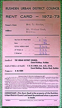 rent card 1972