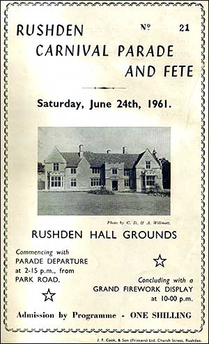 The programme cover