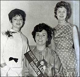 1961 Carnival Queen and her attendants