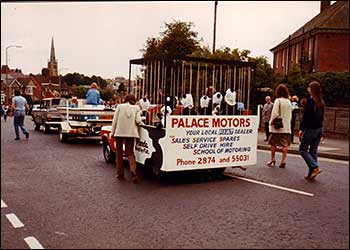Palace Motors float