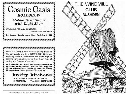 leaflet and adverts