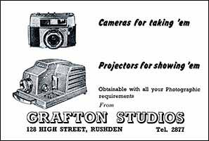 Grafton Studios Advert 1961