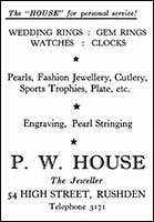 PW House Advert 1961