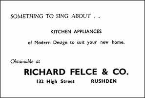 R Felce Advert 1961