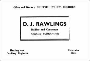 Rawlings Advert 1961