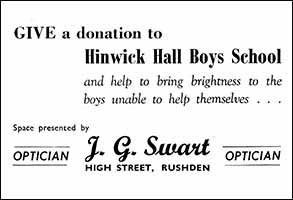 Swart Advert 1961