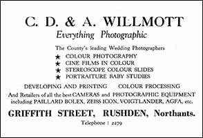 CD & A Willmott Advert 1961