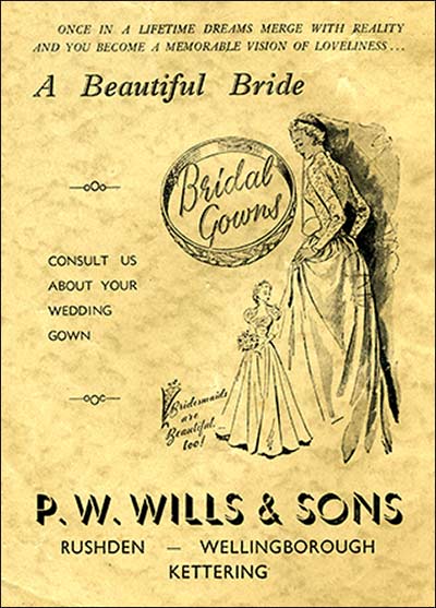 Advert for P.W.Wills & Sons