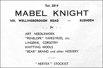 Advert for Mabel Knight