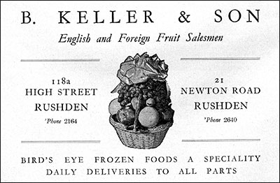 Advert for B.Keller & Son