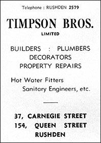 Advert for Timpson Bros.