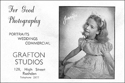 Advert for Grafton Studios