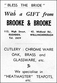 Advert for Brooke & Brooke