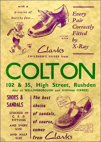 Advert for Colton