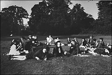Supper Time - photograph taken at the park 1949