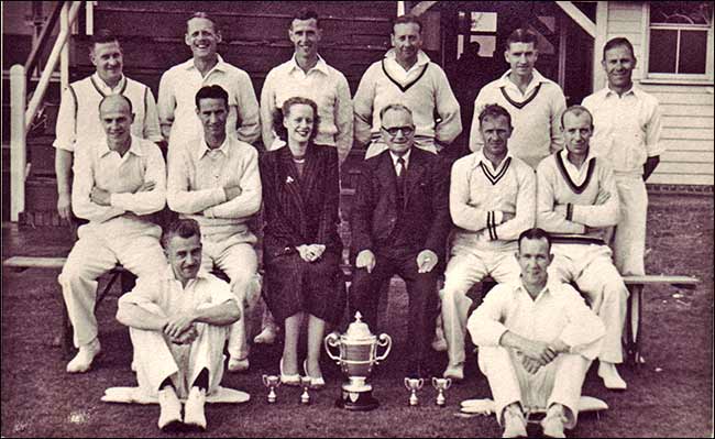 CWS shoe factory cricket team 1950