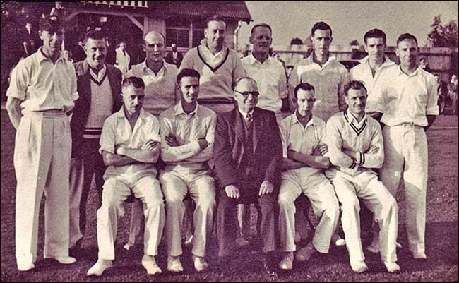 CWS shoe factory cricket team 1950s