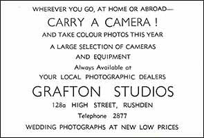 Grafton Studios Ad - Carousel 1958