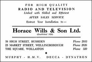 Horace Wills Ad - Carousel 1958