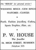 P W House Ad - Carousel 1958