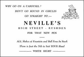 Neville's Ad - Carousel 1958