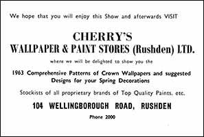 Cherry's Advert 1963