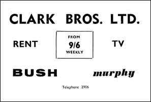 Clark Bros Advert 1963
