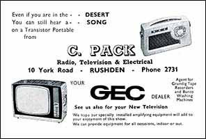 C Pack Advert 1963