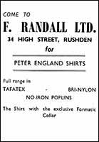 Randall's Advert 1963