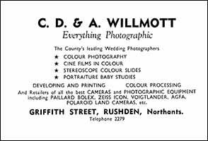 CD & A Willmott Advert 1963