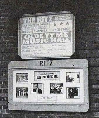 Billboard at Ritz for Music Hall