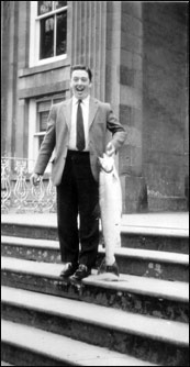 Bill Poole with his catch in 1973