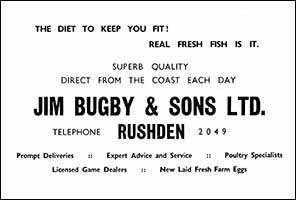 Jim Bugby Ad Kismet 1962