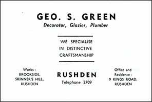 Geo S Green Ad Kismet 1962