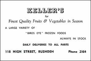 Keller's Ad Kismet 1962