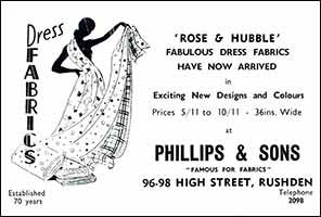 Phillips & Sons Ad Kismet 1962