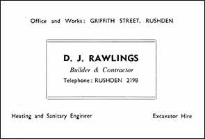 D J Rawlings Ad Kismet 1962
