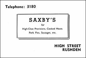 Saxby's Ad Kismet 1962