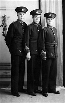 This photo shows Albert Underwood, Eric Mackness and Percy Long in the 1930's.