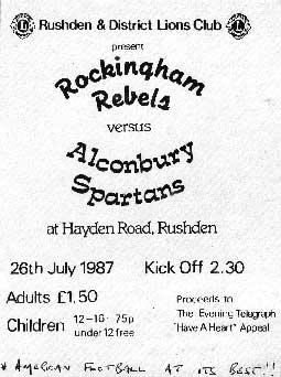Rockingham Revels vs Alcanbry Spartans